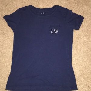 Xs girls ivory Ella shirt navy blue